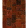 Vintage Patchwork orientalisk matta 203 x 248 cm