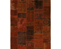 Vintage Patchwork orientalisk matta 203 x 248 cm