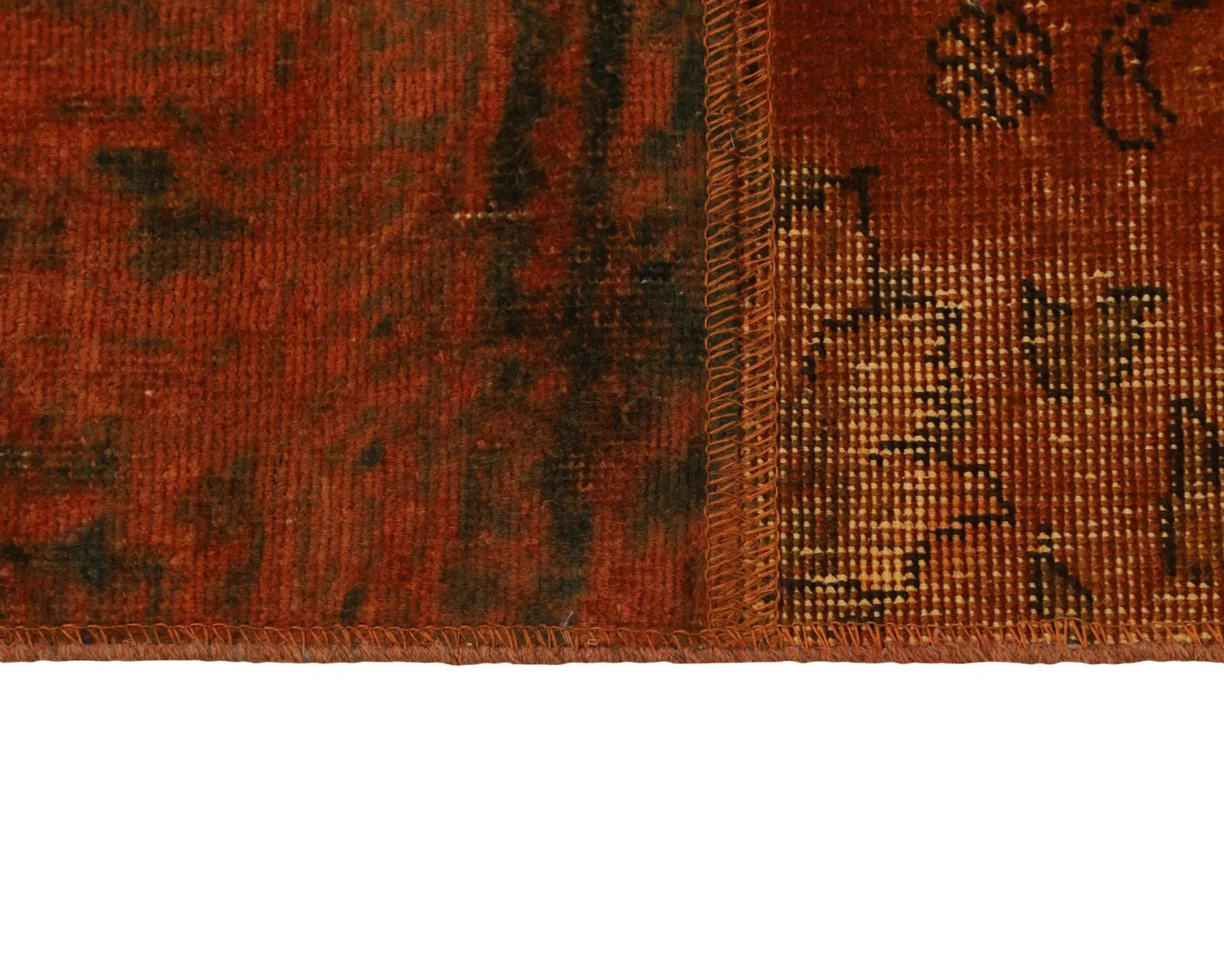 Vintage Patchwork orientalisk matta 203 x 248 cm