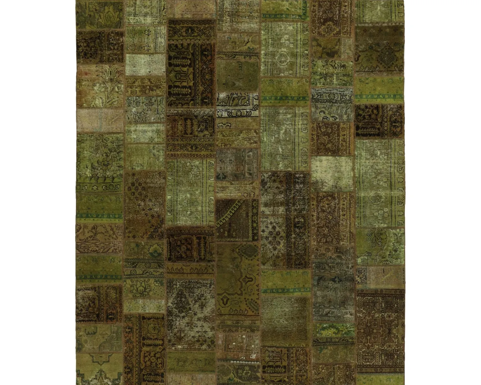Vintage Patchwork orientalisk matta 251 x 300 cm