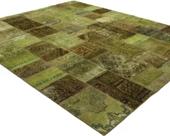 Vintage Patchwork orientalisk matta 251 x 300 cm