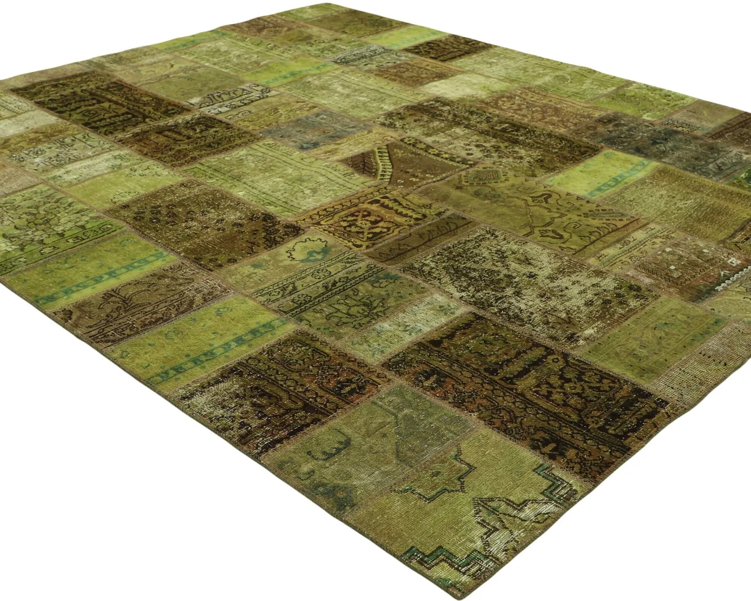 Vintage Patchwork orientalisk matta 251 x 300 cm