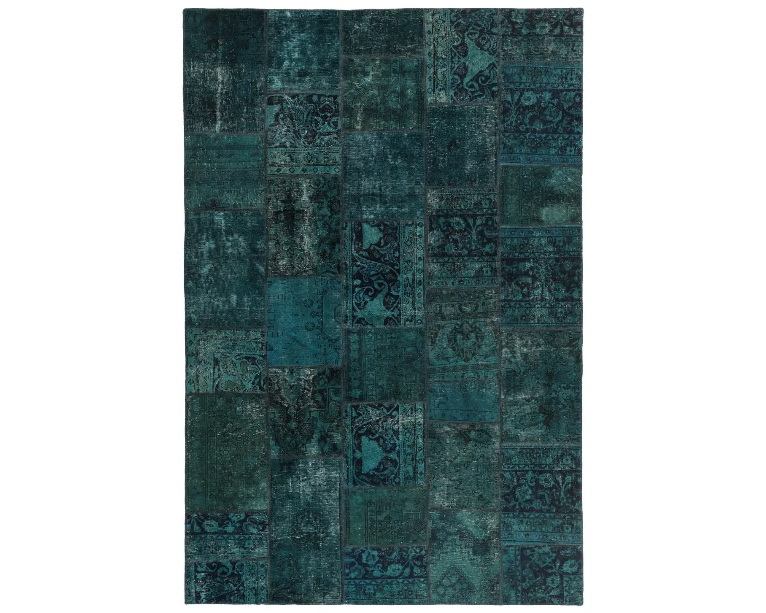 Vintage Patchwork orientalisk matta 205 x 307 cm