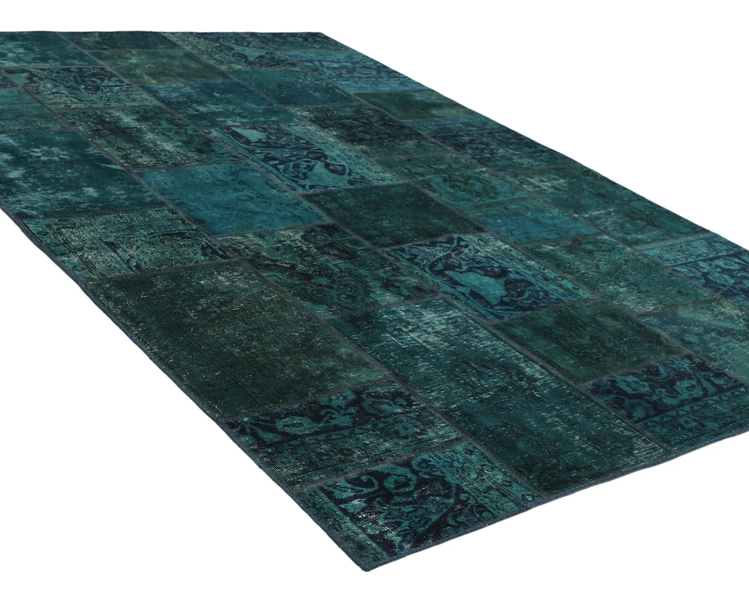 Vintage Patchwork orientalisk matta 205 x 307 cm