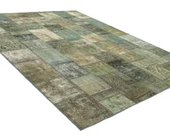 Vintage Patchwork orientalisk matta 253 x 304 cm