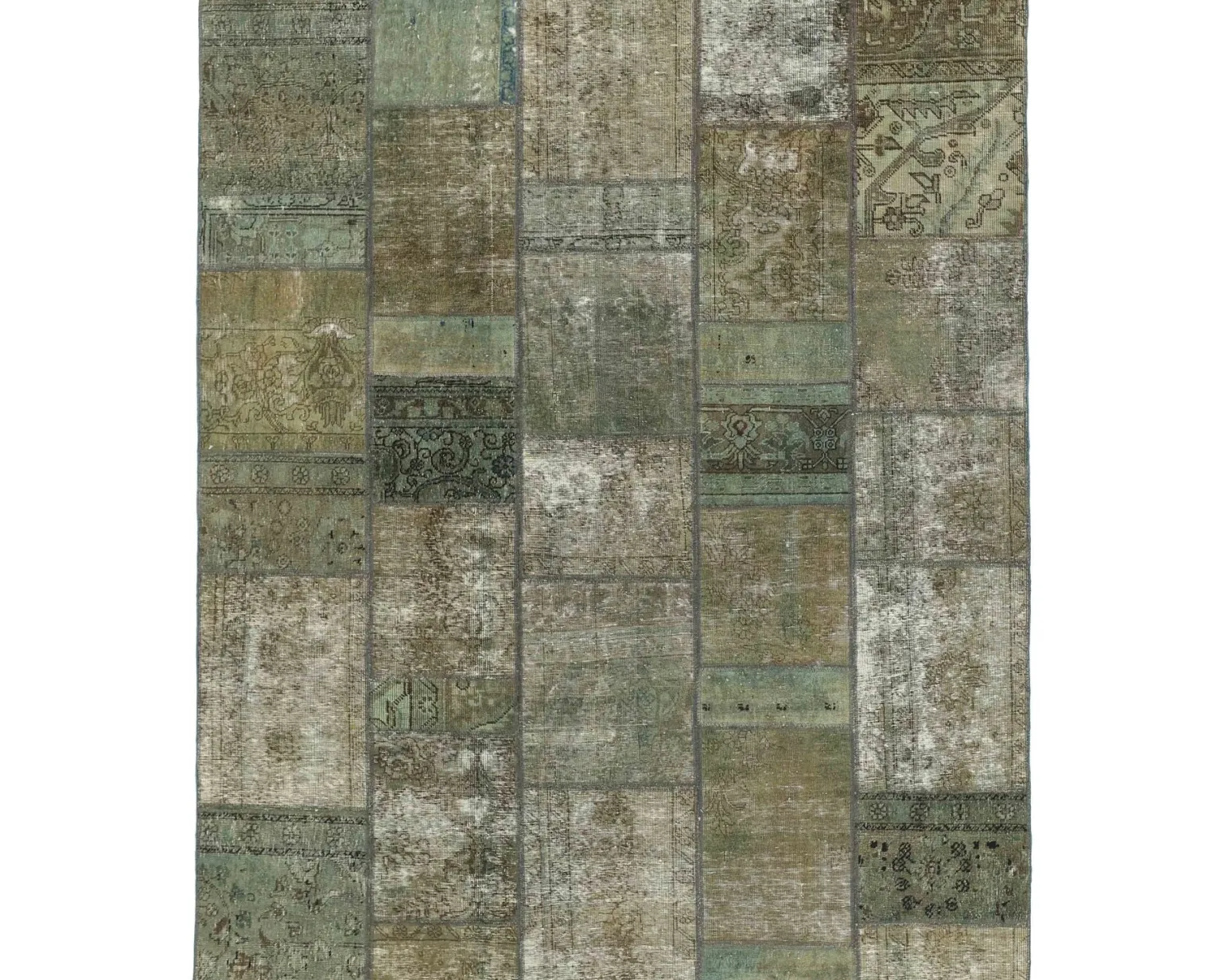 Vintage Patchwork orientalisk matta 205 x 252 cm