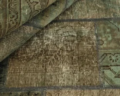 Vintage Patchwork orientalisk matta 205 x 252 cm
