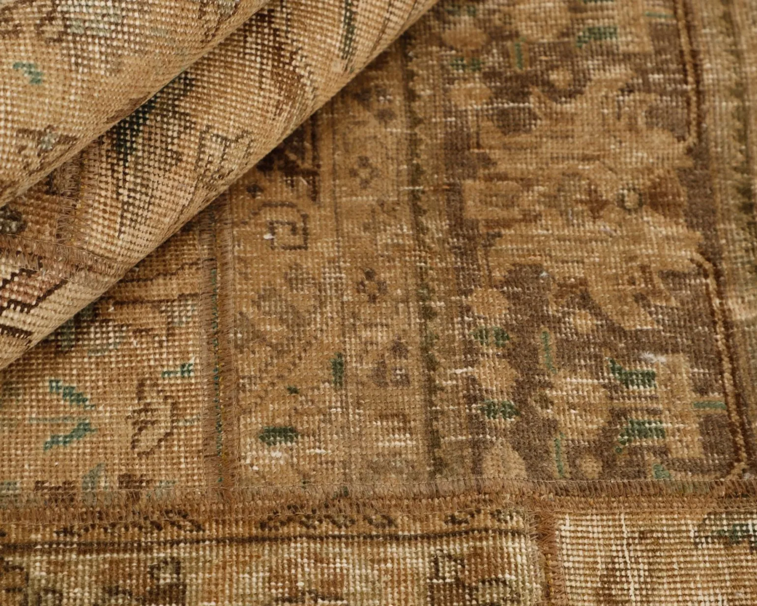 Vintage Patchwork orientalisk matta 205 x 252 cm