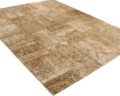 Vintage Patchwork orientalisk matta 205 x 252 cm