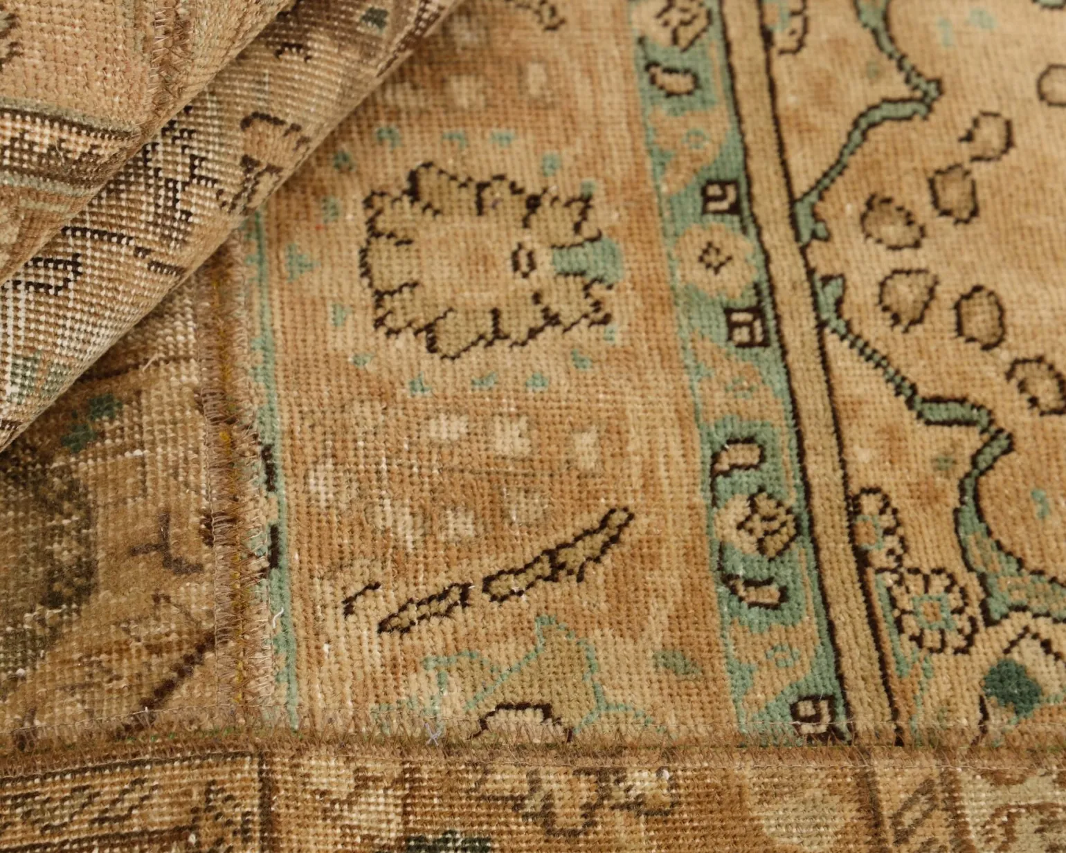Vintage Patchwork orientalisk matta 205 x 258 cm
