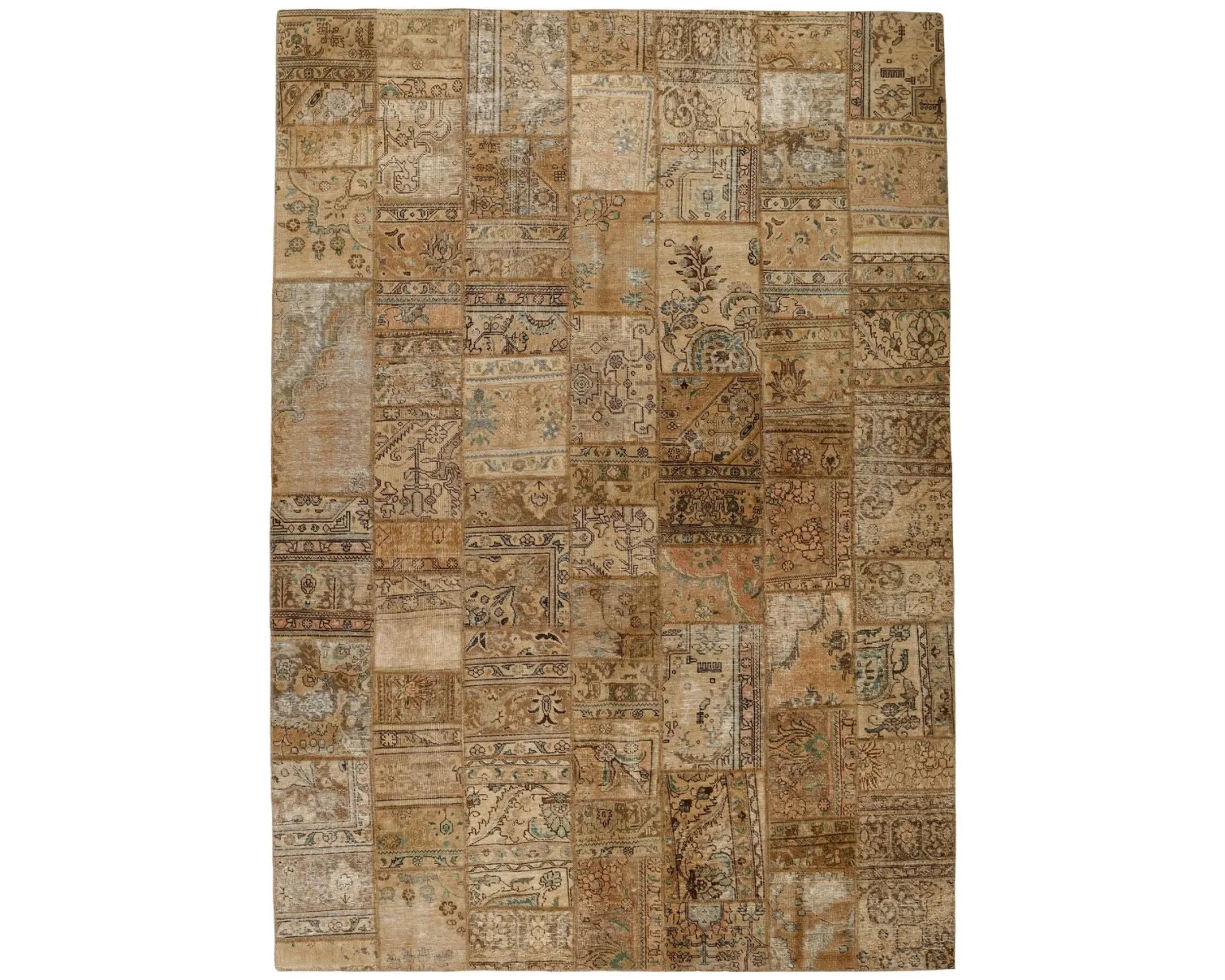 Vintage Patchwork orientalisk matta 250 x 355 cm