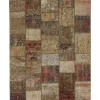 Vintage Patchwork orientalisk matta 197 x 250 cm