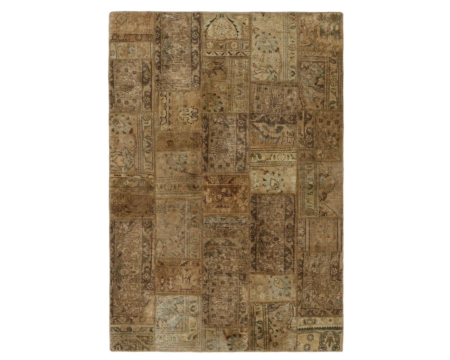 Vintage Patchwork orientalisk matta 143 x 208 cm