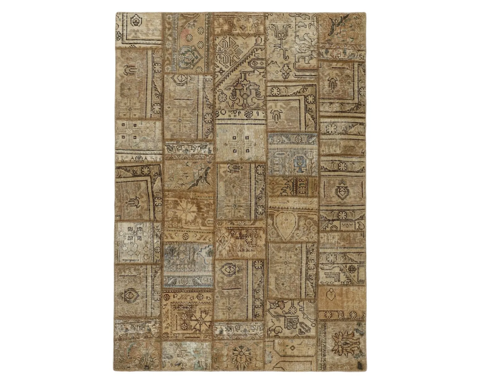 Vintage Patchwork orientalisk matta 144 x 202 cm