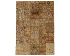 Vintage Patchwork orientalisk matta 175 x 244 cm