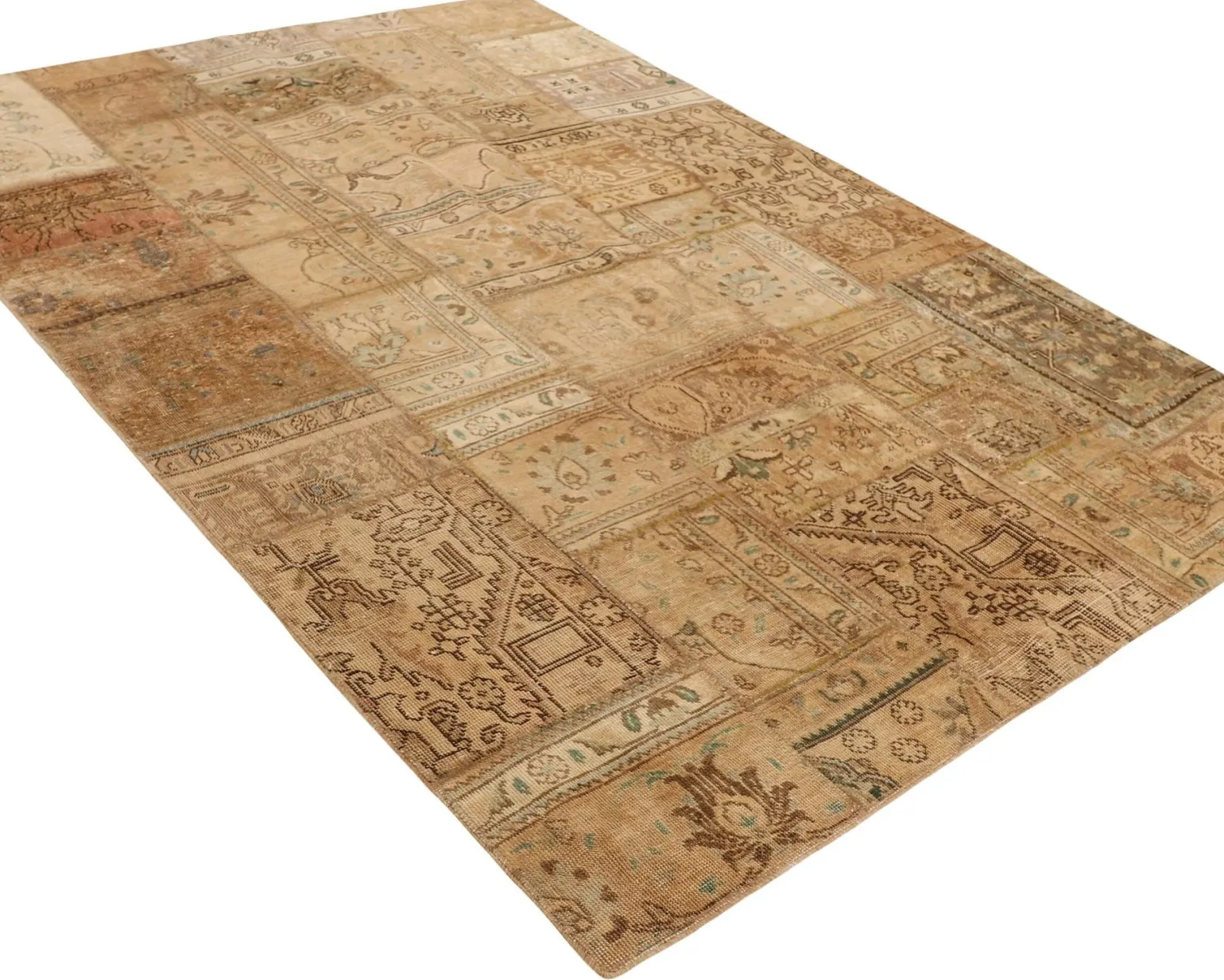 Vintage Patchwork orientalisk matta 175 x 244 cm