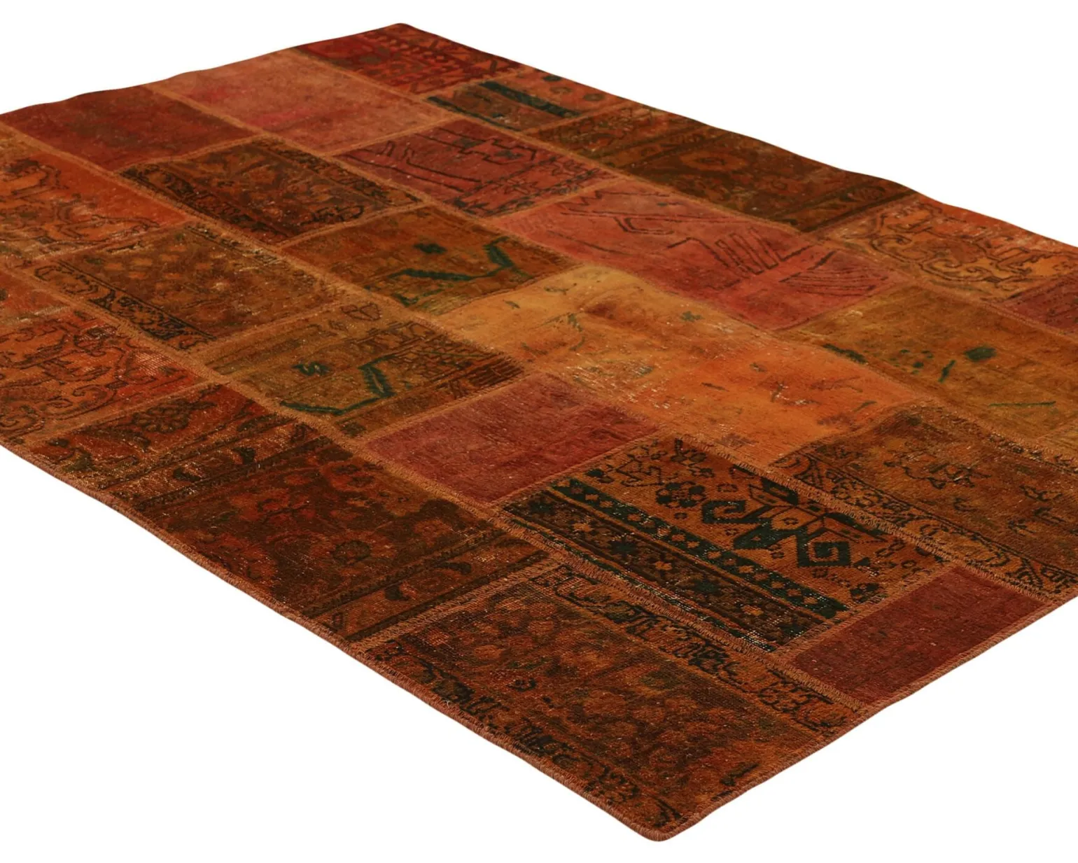 Vintage Patchwork orientalisk matta 143 x 207 cm