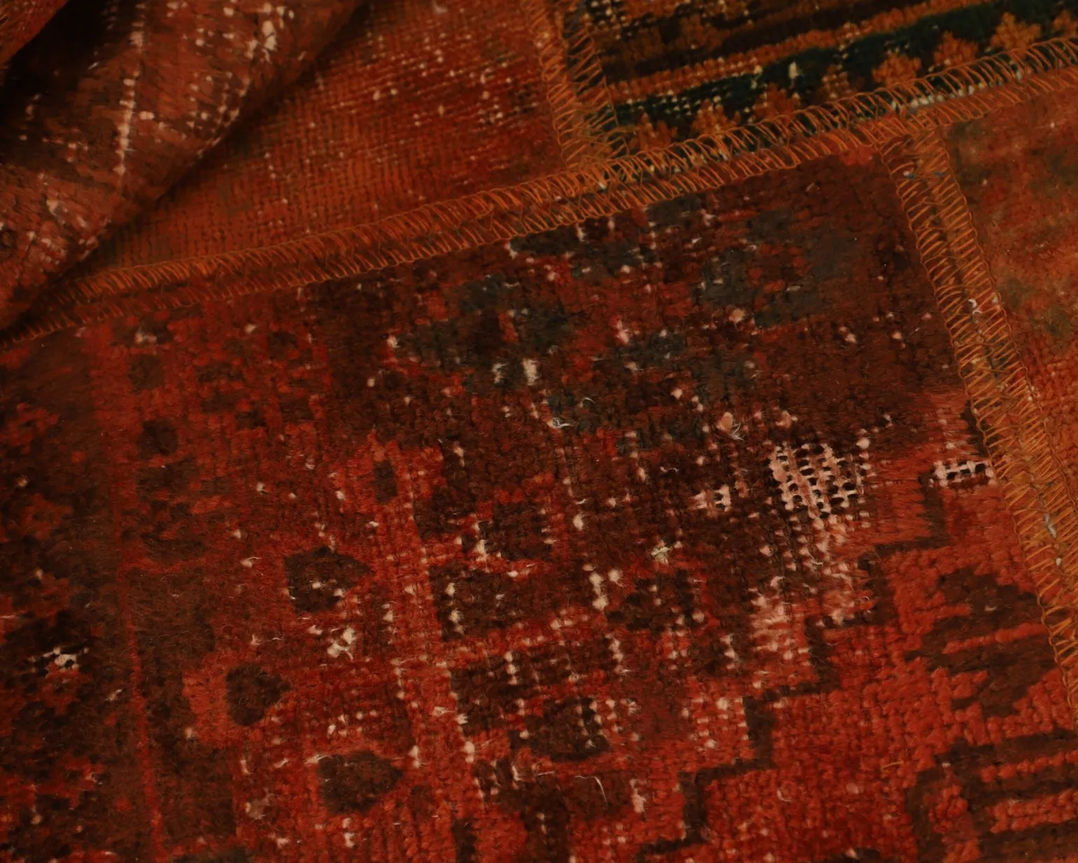 Vintage Patchwork orientalisk matta 143 x 200 cm
