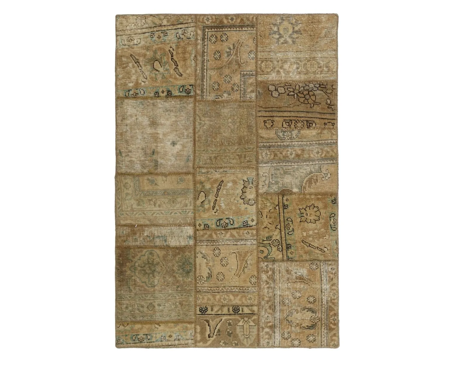 Vintage Patchwork orientalisk matta 107 x 157 cm