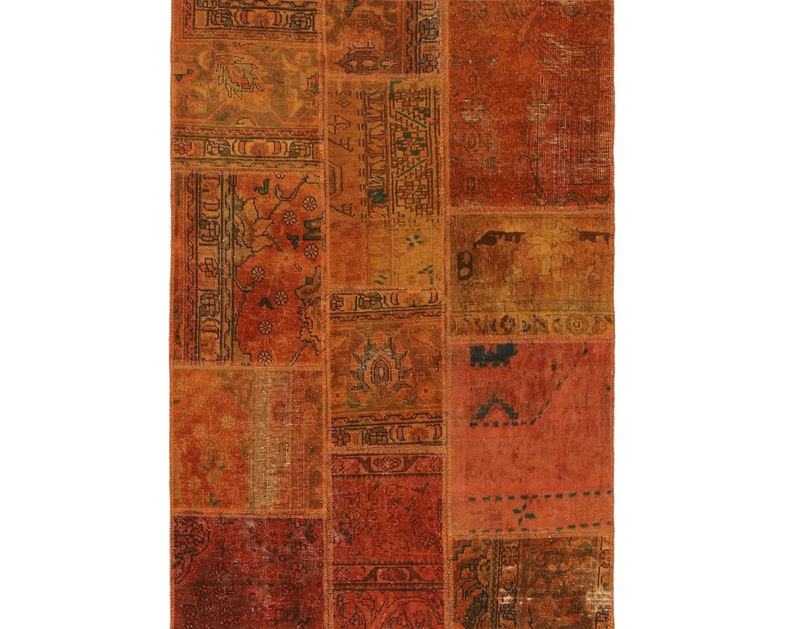 Vintage Patchwork orientalisk matta 104 x 157 cm