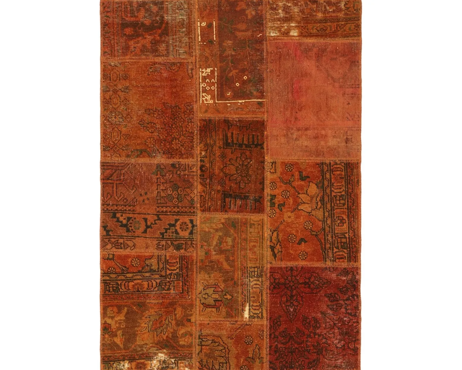 Vintage Patchwork orientalisk matta 104 x 157 cm