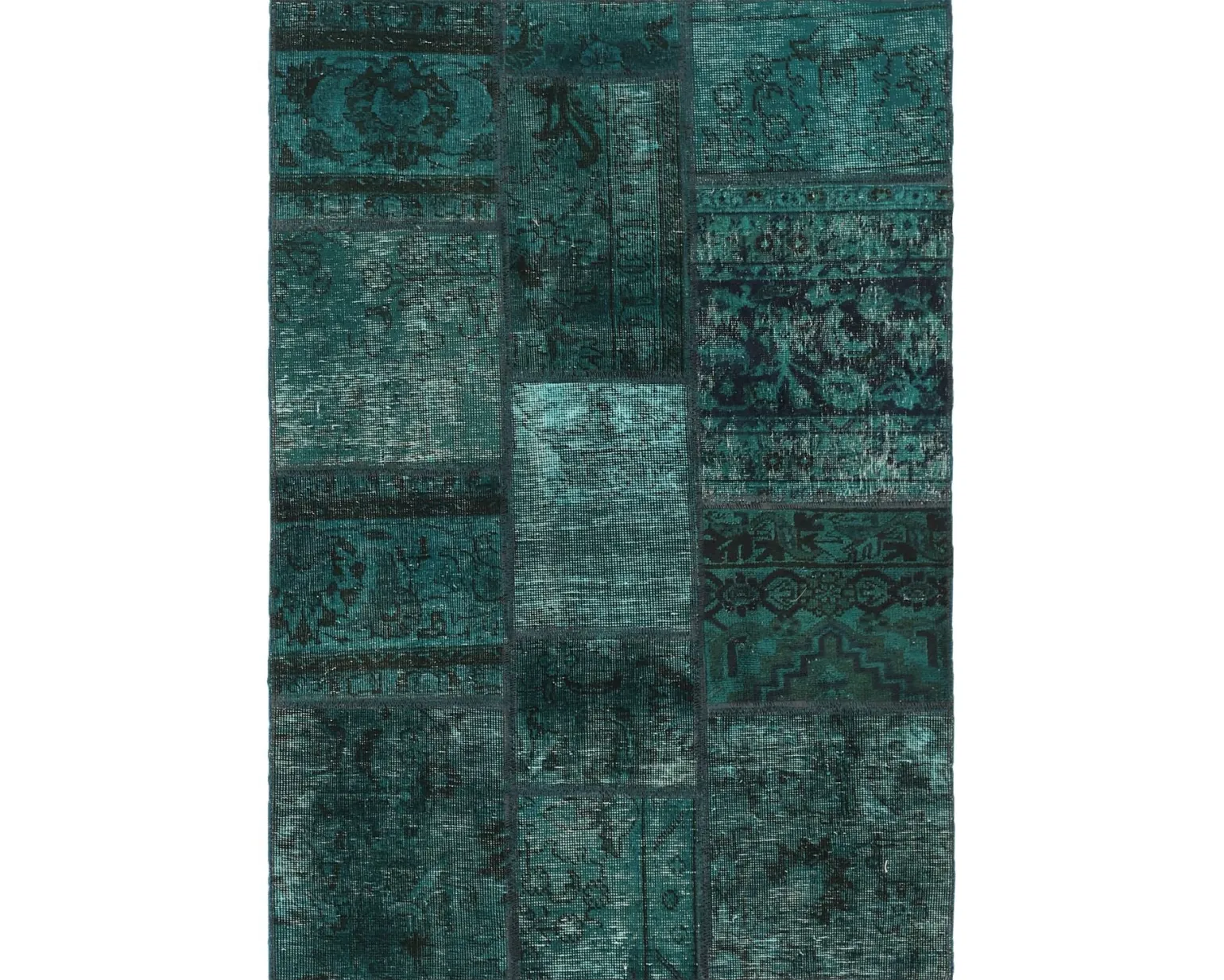 Vintage Patchwork orientalisk matta 105 x 154 cm