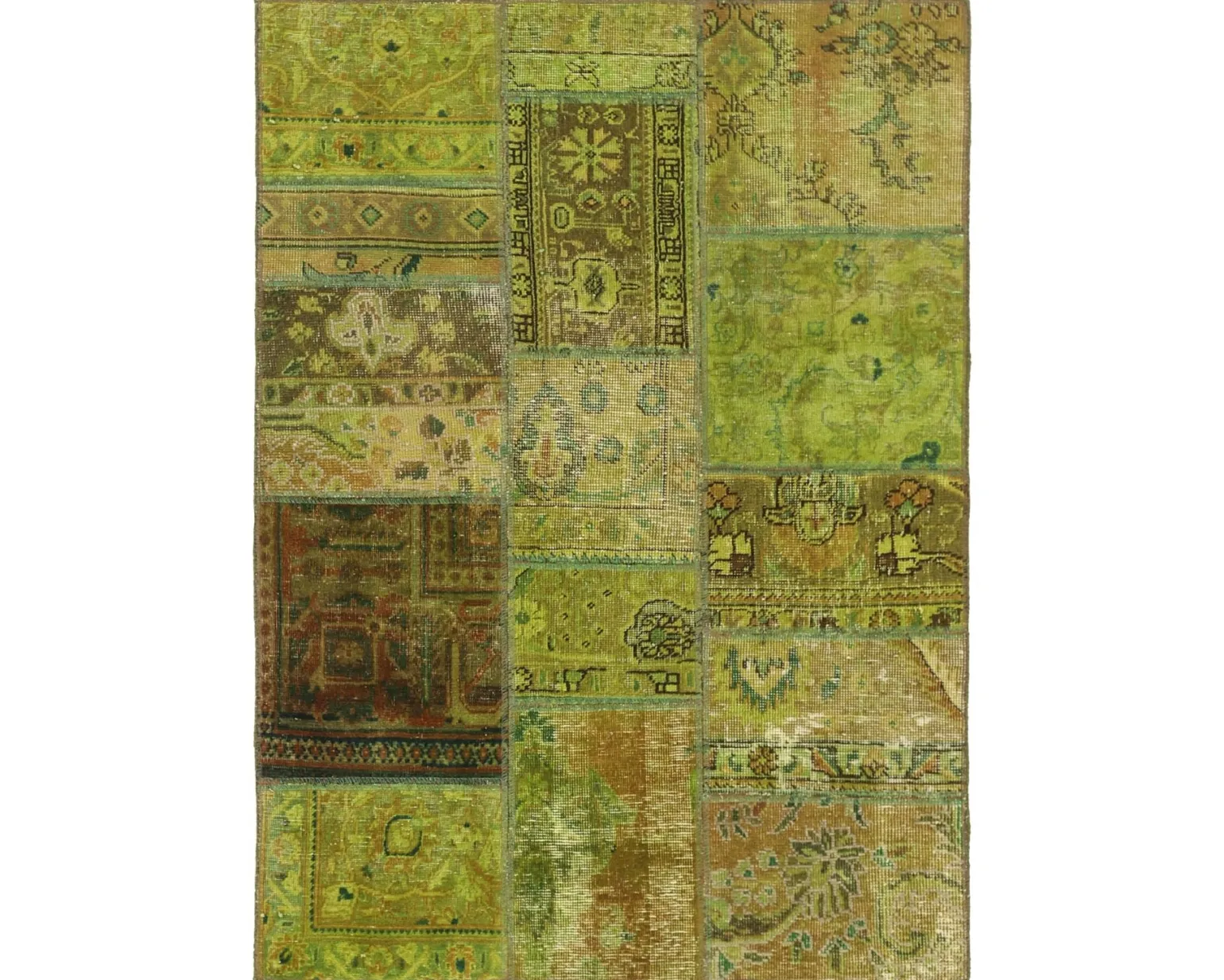Vintage Patchwork orientalisk matta 107 x 153 cm