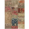 Vintage Patchwork orientalisk matta 107 x 153 cm
