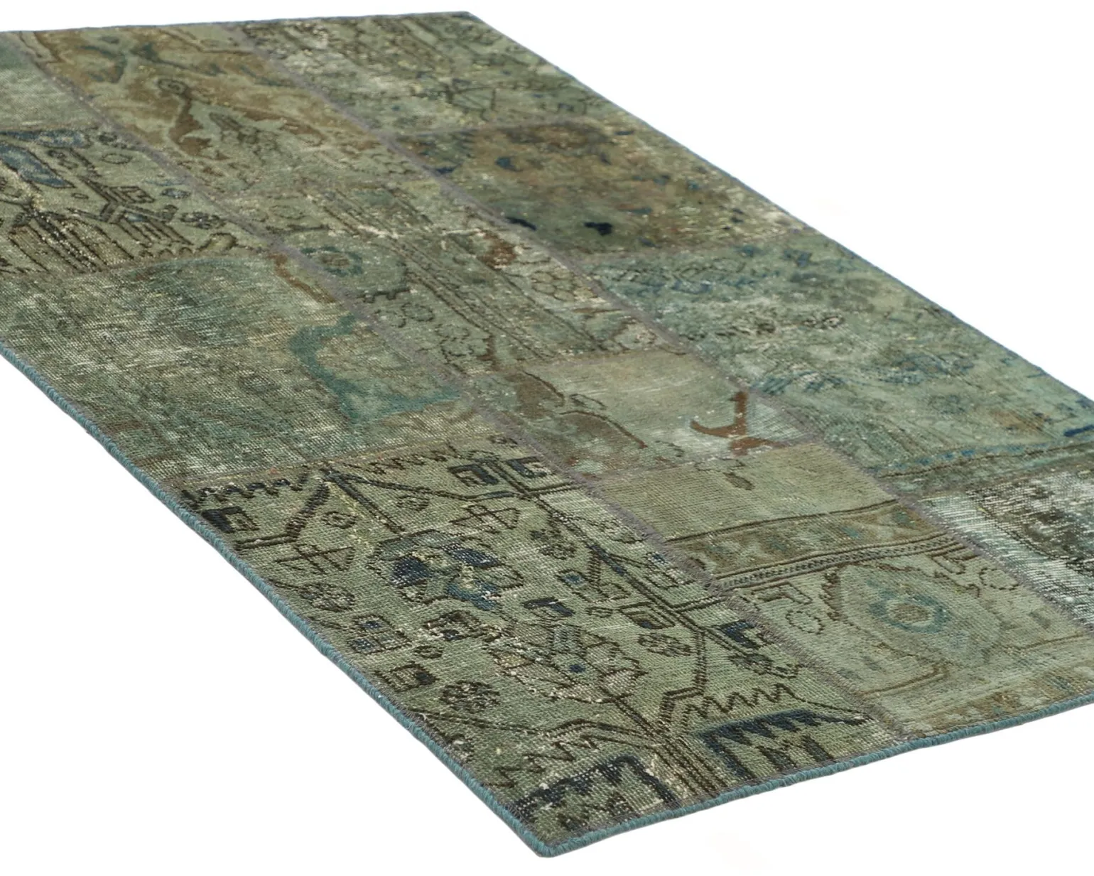 Vintage Patchwork orientalisk matta 107 x 158 cm