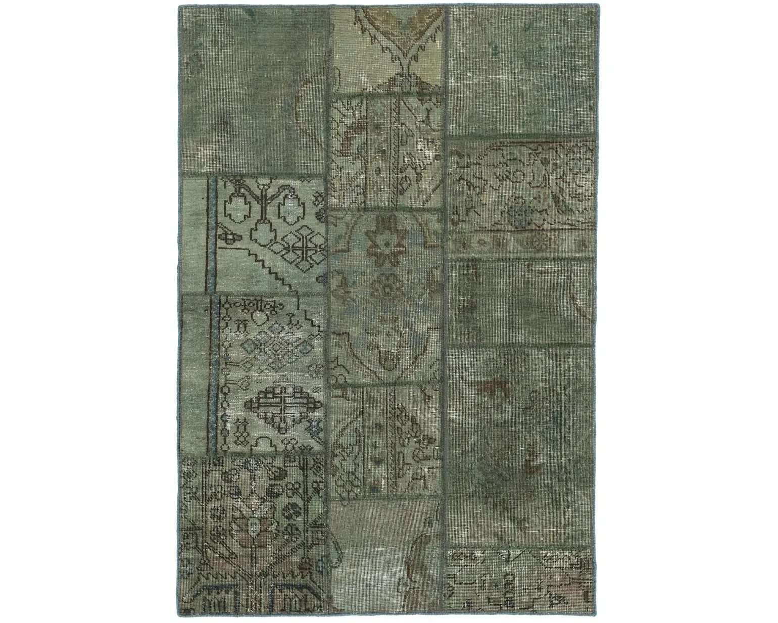 Vintage Patchwork orientalisk matta 107 x 157 cm