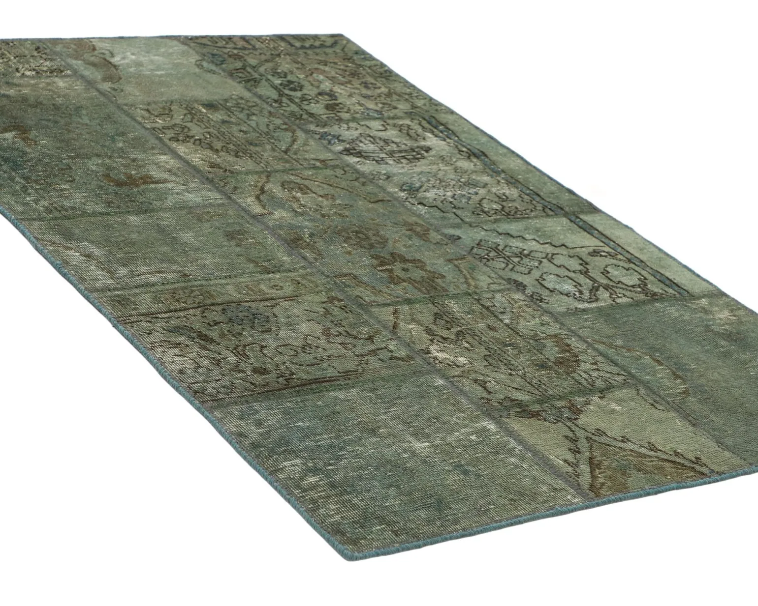 Vintage Patchwork orientalisk matta 107 x 157 cm