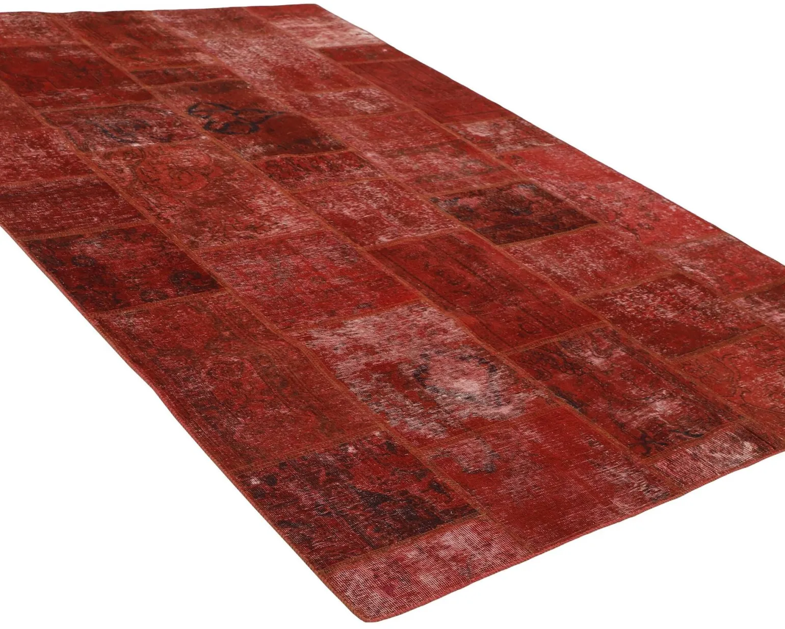 Vintage Patchwork orientalisk matta 204 x 310 cm