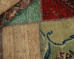 Vintage Patchwork orientalisk matta 141 x 200 cm