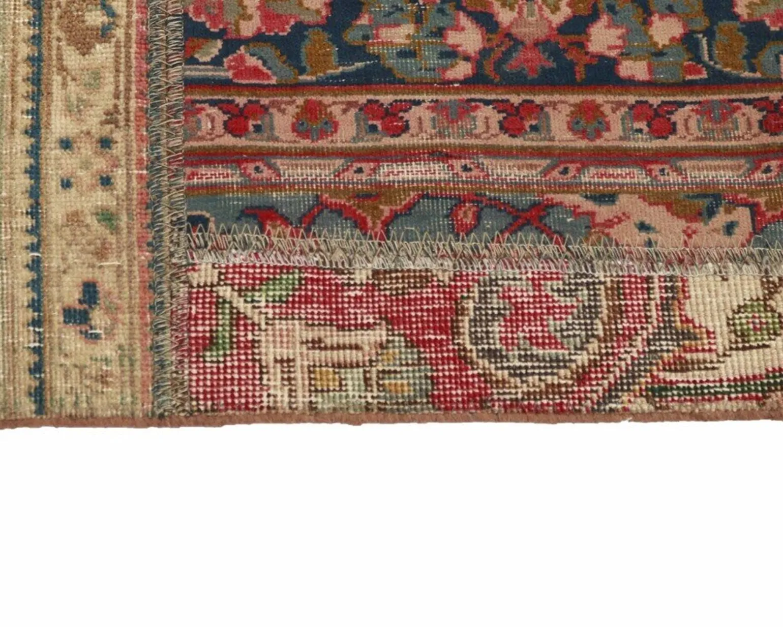 Vintage Patchwork orientalisk matta 142 x 195 cm