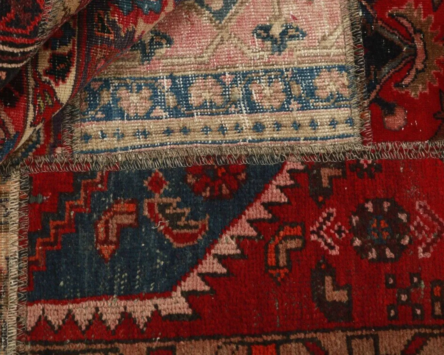 Vintage Patchwork orientalisk matta 143 x 202 cm