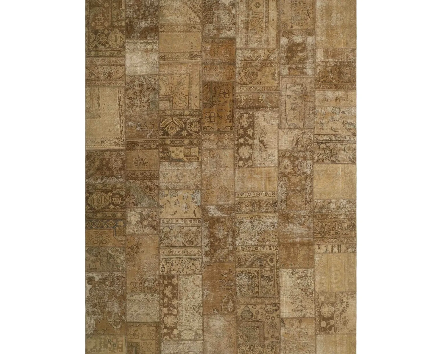 Vintage Patchwork orientalisk matta 309 x 410 cm