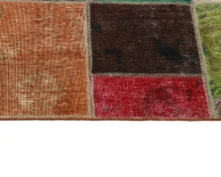 Vintage Patchwork orientalisk matta 141 x 198 cm