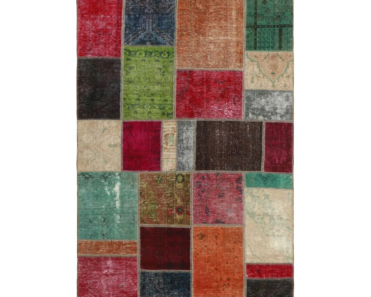 Vintage Patchwork orientalisk matta 140 x 200 cm