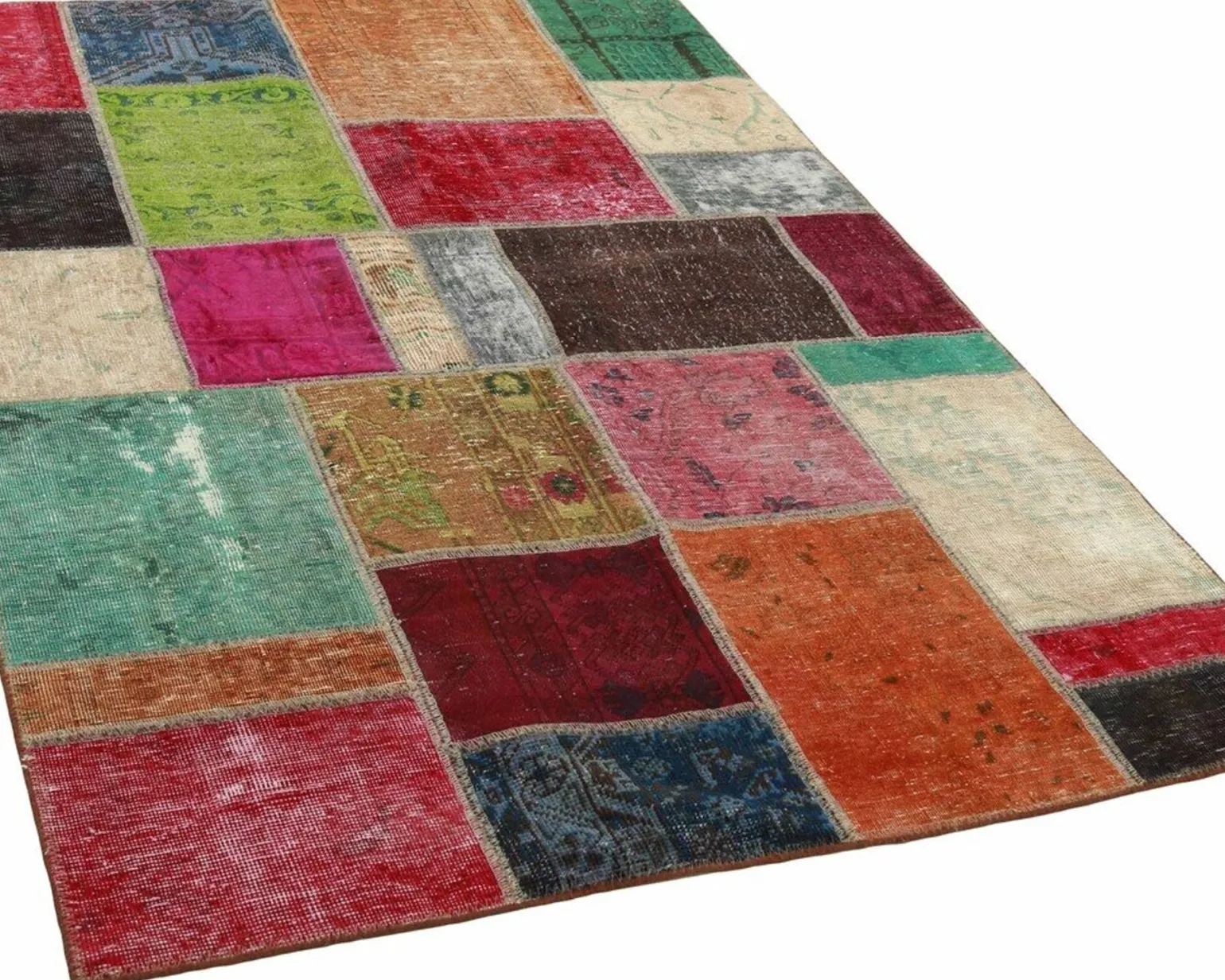 Vintage Patchwork orientalisk matta 140 x 200 cm