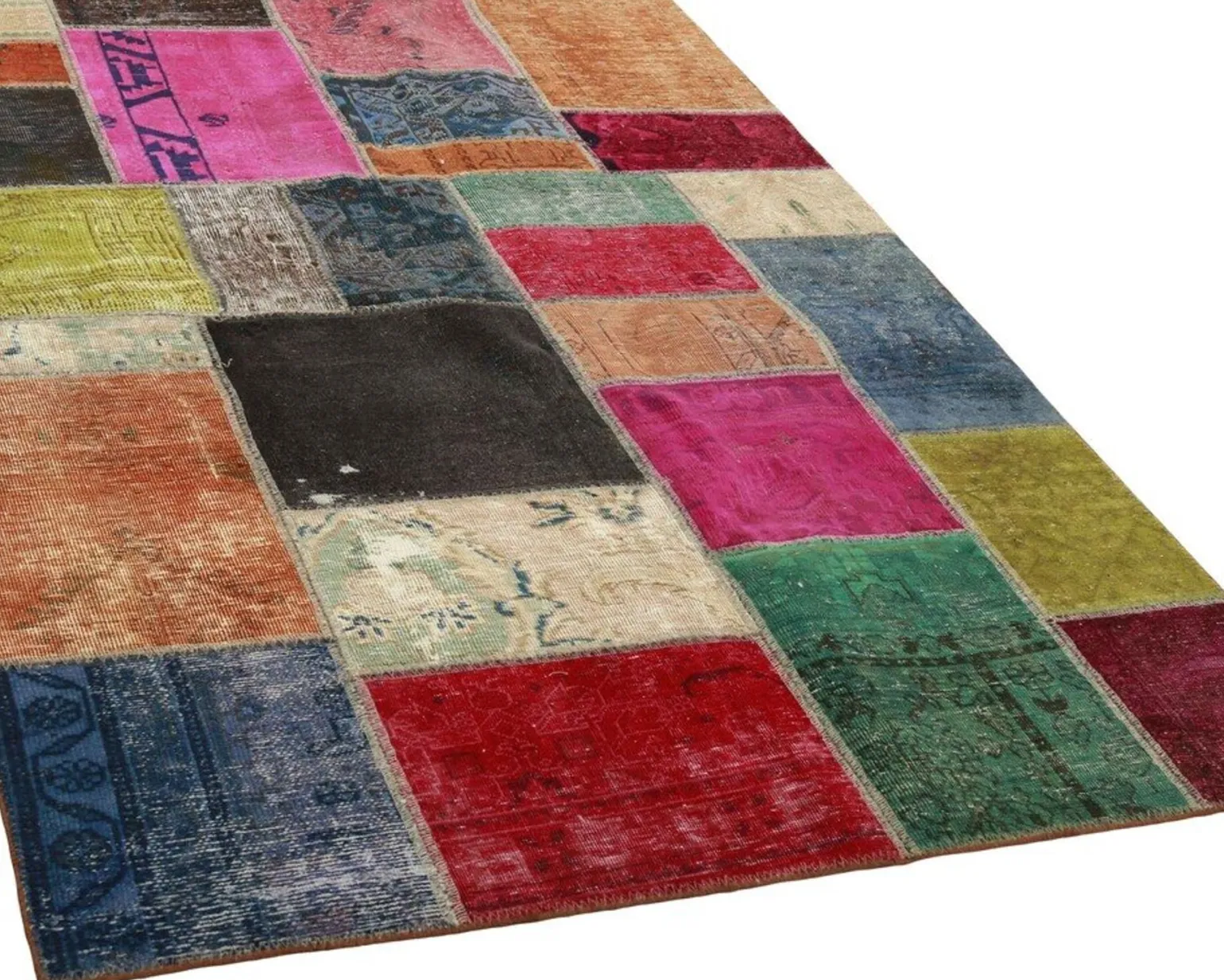 Vintage Patchwork orientalisk matta 140 x 200 cm