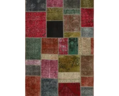 Vintage Patchwork orientalisk matta 140 x 199 cm