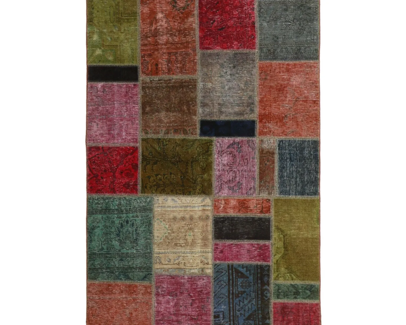 Vintage Patchwork orientalisk matta 139 x 199 cm