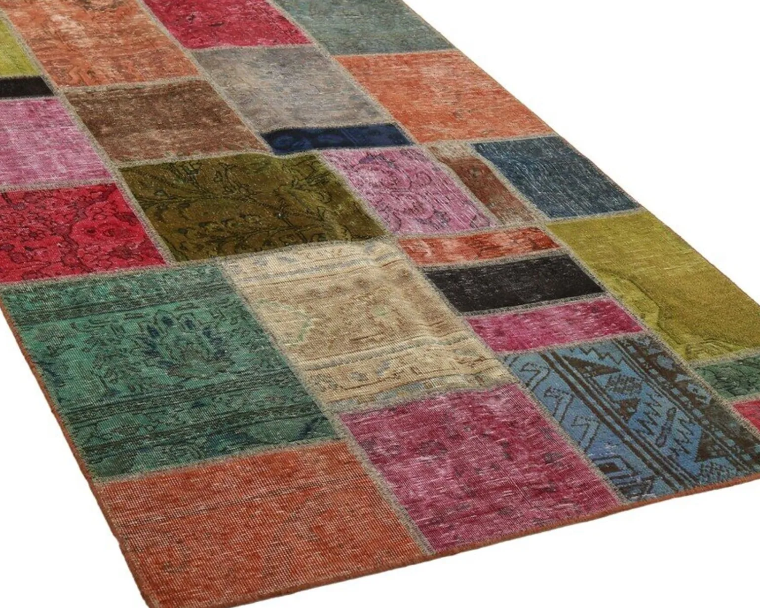 Vintage Patchwork orientalisk matta 139 x 199 cm