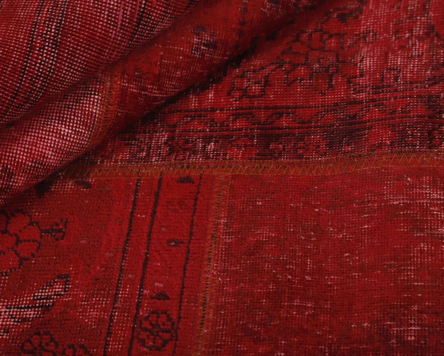 Vintage Patchwork orientalisk matta 199 x 307 cm