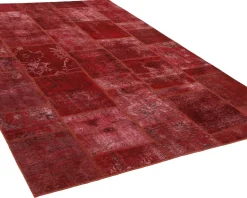 Vintage Patchwork orientalisk matta 199 x 307 cm