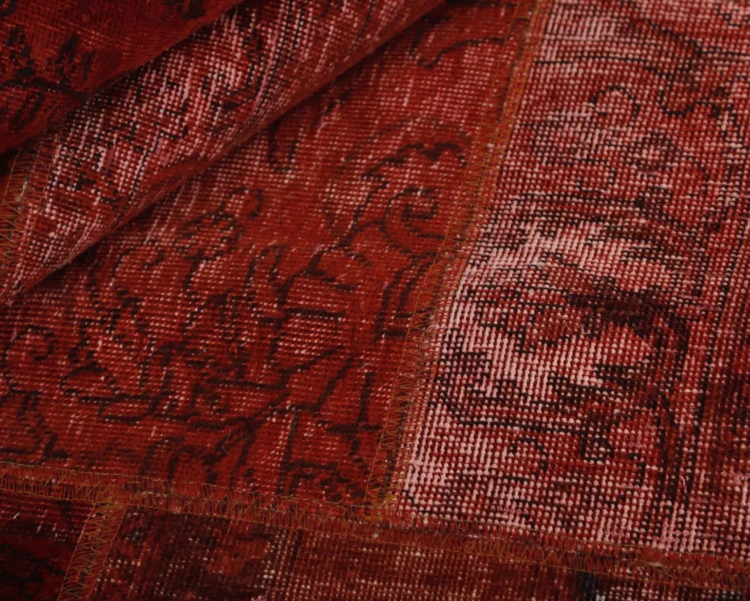 Vintage Patchwork orientalisk matta 206 x 305 cm