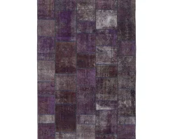 Vintage Patchwork orientalisk matta 203 x 303 cm