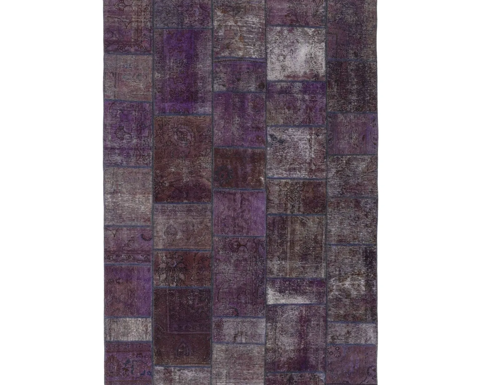 Vintage Patchwork orientalisk matta 203 x 303 cm