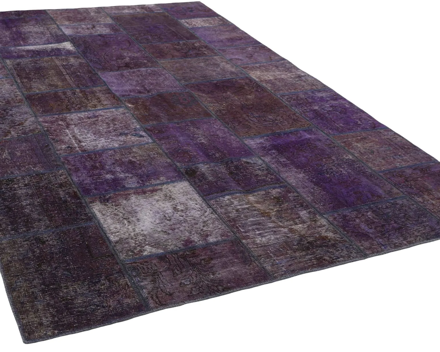 Vintage Patchwork orientalisk matta 203 x 303 cm