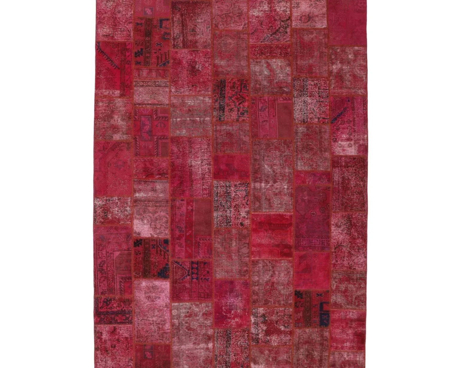 Vintage Patchwork orientalisk matta 252 x 355 cm